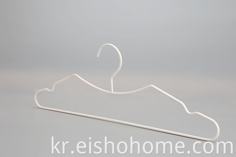 Eisho Metal White Wire Hanger For Clothes